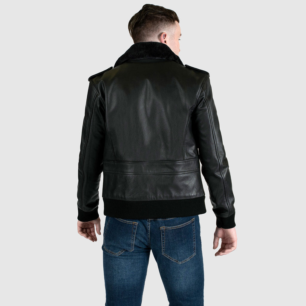 Avondale – Leather Flight Jacket (Size 34S, 36S, 36, 38S, 38, 40, 52, 54)