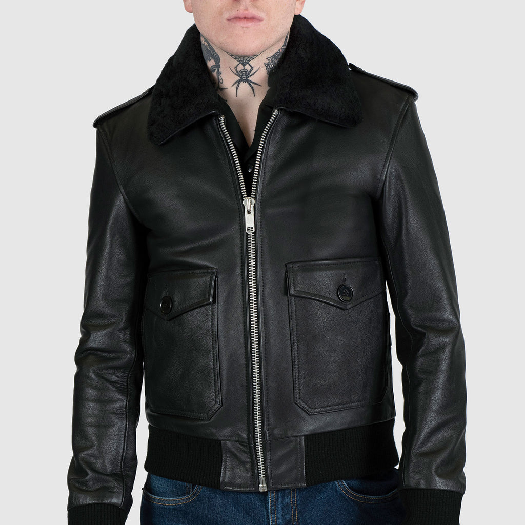 Avondale – Leather Flight Jacket (Size 34S, 36S, 36, 38S, 38, 40, 52, 54)
